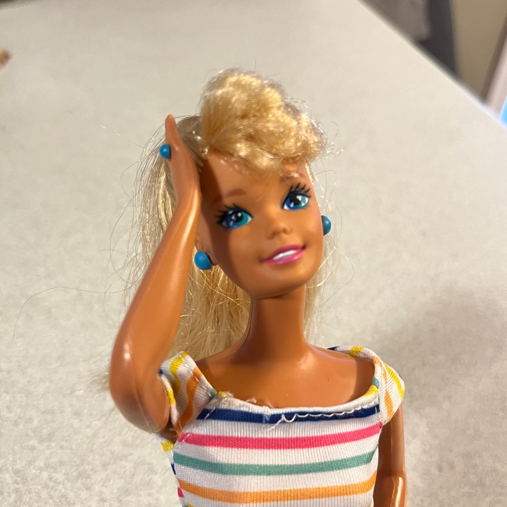 Vintage Barbie Doll with 1976 Superstar face mold (Indonesia body 1966).